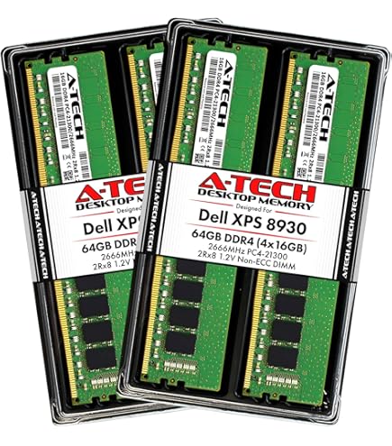 A-Tech 32GB RAM Kit for Dell XPS 8930 Tower - (2 x 16GB) DDR4